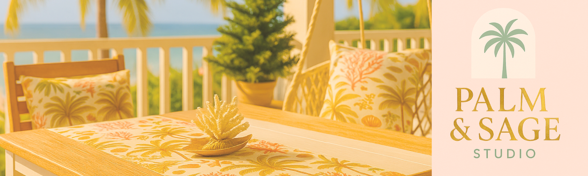 Palm & Sage Studio banner